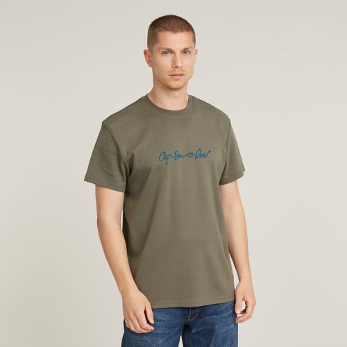 G-Script T-Shirt - Brown - Men - G-Star RAW - Modalova