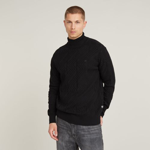 Jersey Zig-Zag Structure Turtle Knitted - Hombre - G-Star RAW - Modalova