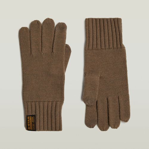 Effo Gloves - Brown - Men - G-Star RAW - Modalova