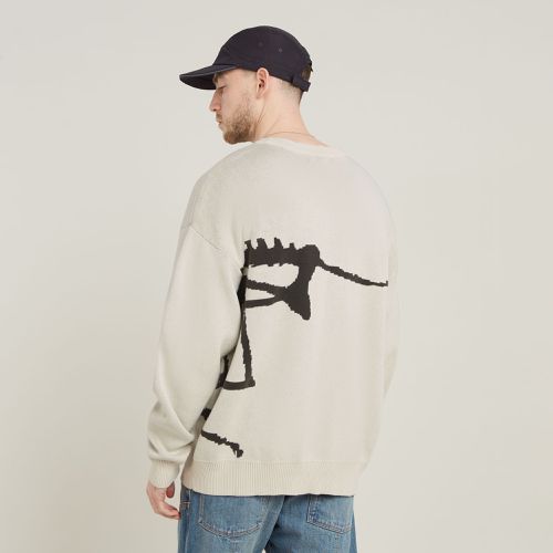 Running Dog Graphic Knitted Sweater - - Men - G-Star RAW - Modalova