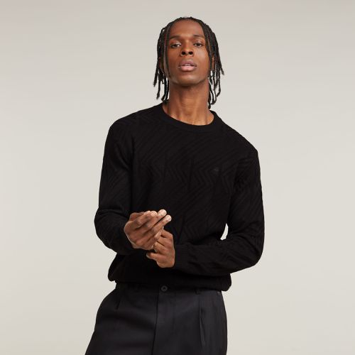 Zig-Zag Structure Knitted Sweater - Men - G-Star RAW - Modalova