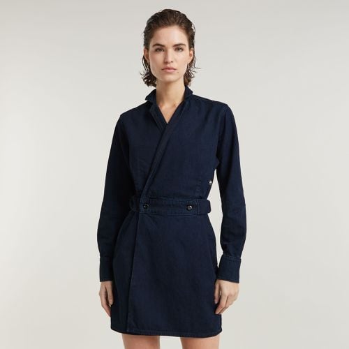 Wrap Dress - Dark blue - Women - G-Star RAW - Modalova