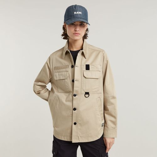 Tape Overshirt - Beige - Women - G-Star RAW - Modalova