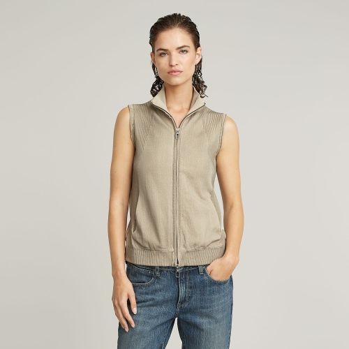 Washed Lightweight Zip Knitted Top - Women - G-Star RAW - Modalova