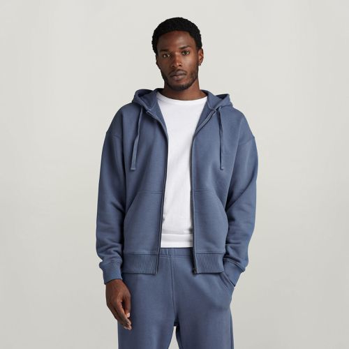 Essential Loose Zip Thru Hooded Sweater - - Men - G-Star RAW - Modalova