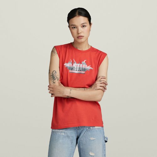 Top G-Star Merch - Rojo - Mujer - G-Star RAW - Modalova