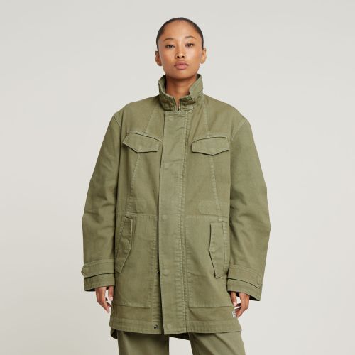 Parka Overdyed - Verde - Mujer - G-Star RAW - Modalova