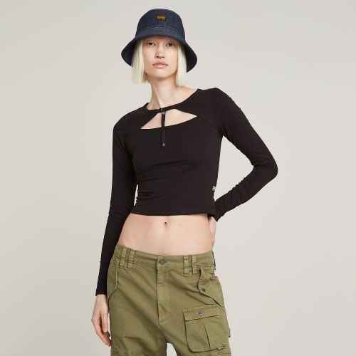 Top Cropped Keyhole Slim - Mujer - G-Star RAW - Modalova