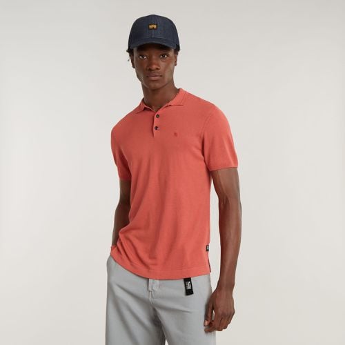 Knitted Polo - Red - Men - G-Star RAW - Modalova