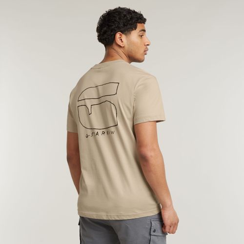 Handwriting Back Print T-Shirt - Men - G-Star RAW - Modalova