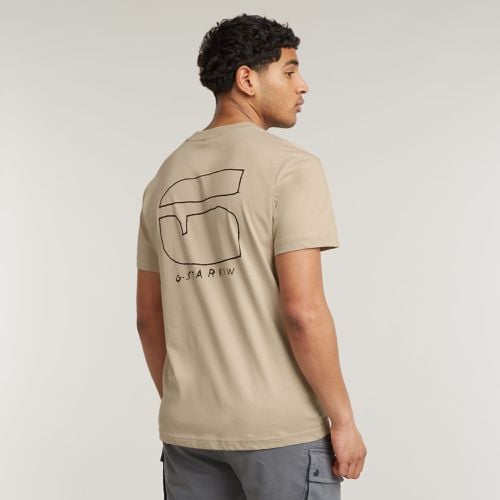 Handwriting Back Print T-Shirt - Men - G-Star RAW - Modalova