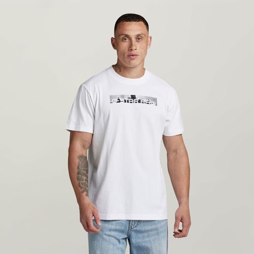 Camiseta Flight Deck Back Graphic Loose - Hombre - G-Star RAW - Modalova