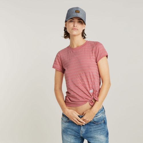 Top Regular Knotted - Rosa - Mujer - G-Star RAW - Modalova