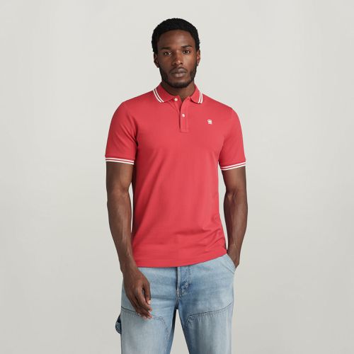 Dunda Slim Stripe Polo - Red - Men - G-Star RAW - Modalova