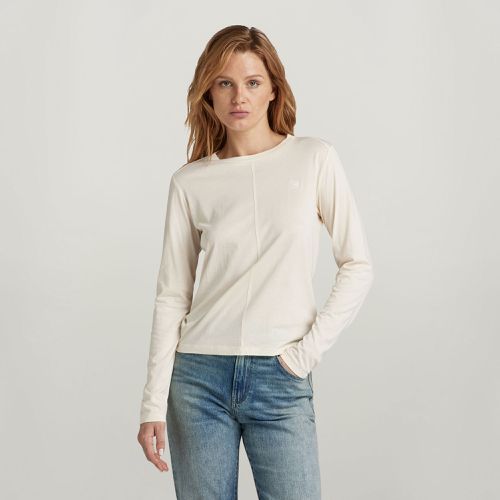 Top Front Seam - Beige - Mujer - G-Star RAW - Modalova