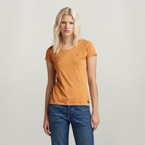 Overdyed Eyben Slim V-Neck Top 2.0 - Women - G-Star RAW - Modalova