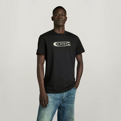 Distressed Old School Logo T-Shirt - Men - G-Star RAW - Modalova