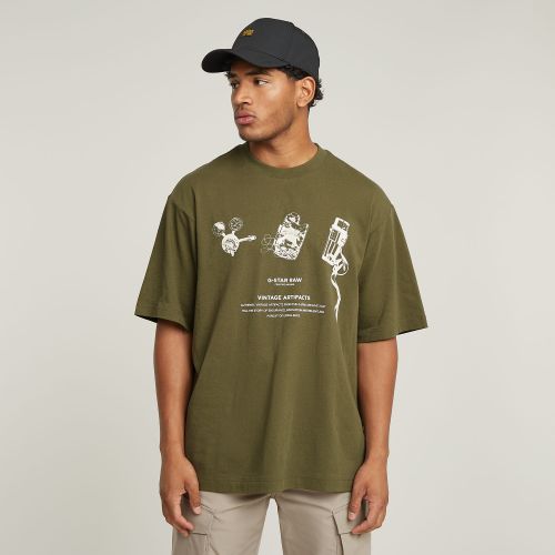 Archive Boxy T-Shirt - Green - Men - G-Star RAW - Modalova