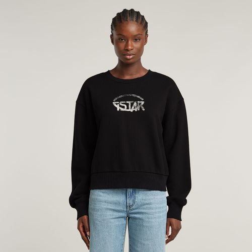 Logo Loose Sweater - Black - Women - G-Star RAW - Modalova