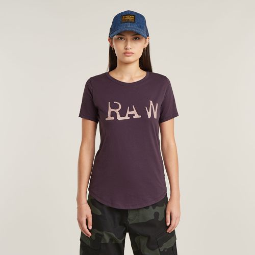 Top RAW Optic Slim - Morado - Mujer - G-Star RAW - Modalova