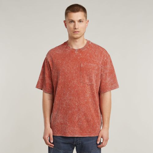 Acid Wash Boxy T-Shirt - Red - Men - G-Star RAW - Modalova