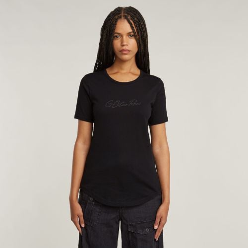 Autograph Slim Top - Black - Women - G-Star RAW - Modalova