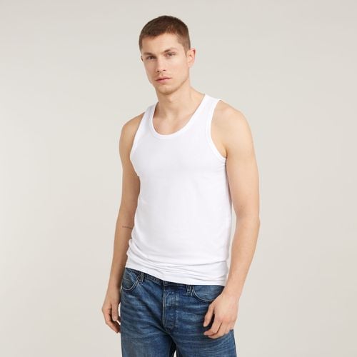 Base Tank Top 2-Pack - White - Men - G-Star RAW - Modalova