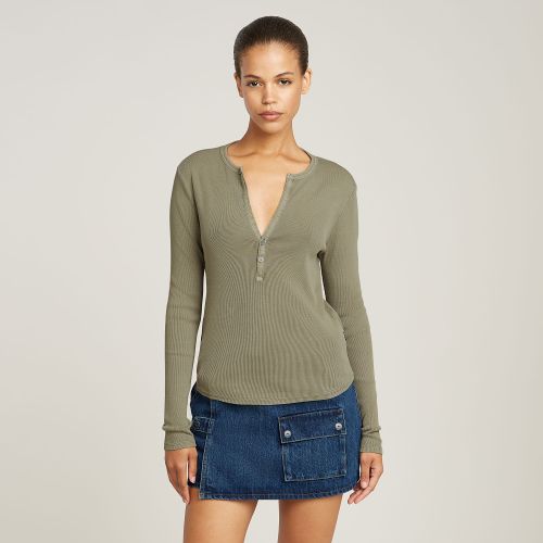 Deep V-Neck Slim Top - Women - G-Star RAW - Modalova