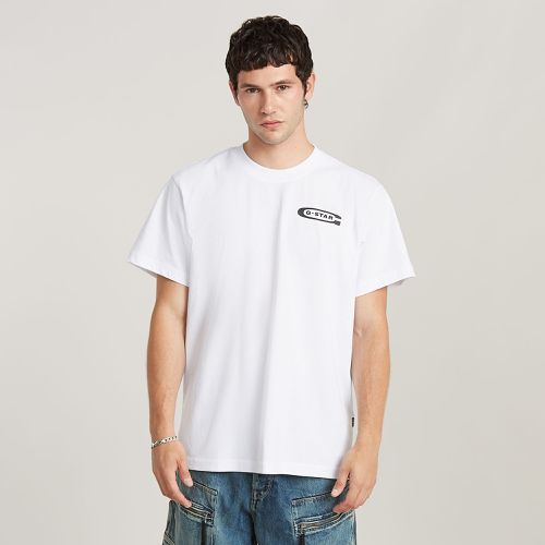 Camiseta Old Skool Logo Loose - Hombre - G-Star RAW - Modalova