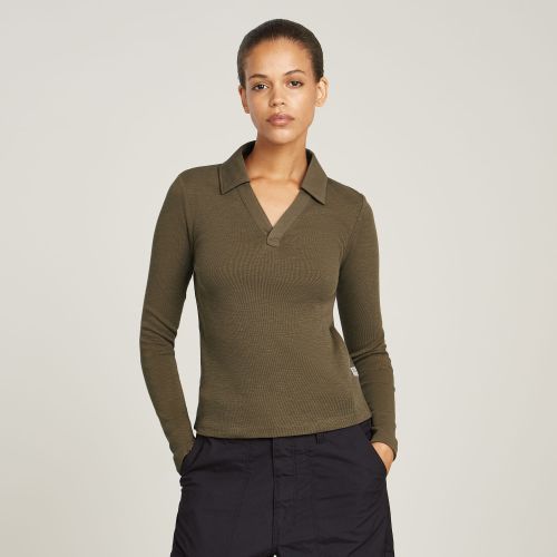 Polo Slim - Verde - Mujer - G-Star RAW - Modalova