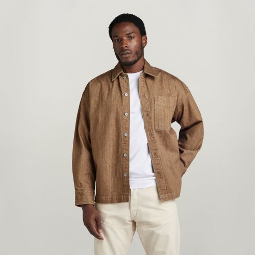 Premium Boxy Fit Overshirt - Men - G-Star RAW - Modalova