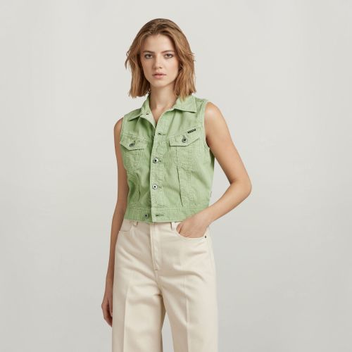 Slim Denim Vest - Green - Women - G-Star RAW - Modalova