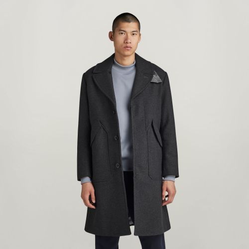 Premium Wool Overcoat - Grey - Men - G-Star RAW - Modalova