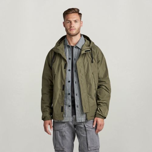 Sporty Hooded Jacket - Green - Men - G-Star RAW - Modalova