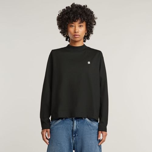 Logo Mock Top - Black - Women - G-Star RAW - Modalova