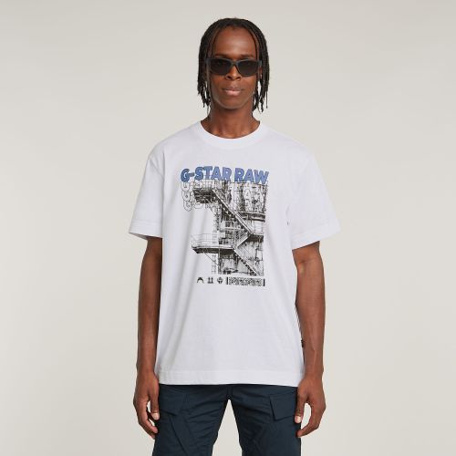 Camiseta Stairs Graphic Loose - Hombre - G-Star RAW - Modalova