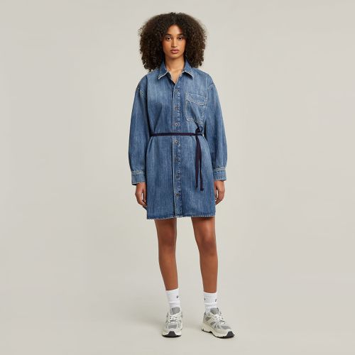 Belted Oversized Denim Dress - Women - G-Star RAW - Modalova