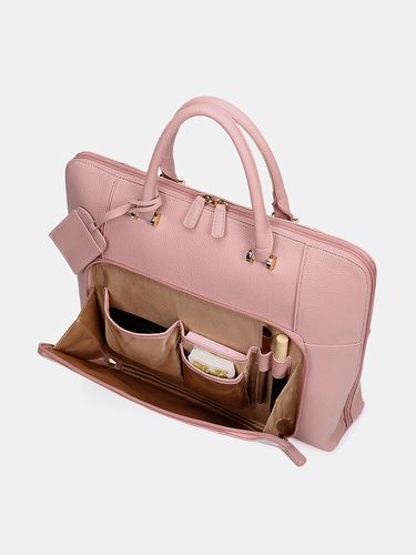 Women Design Striped Business Handbag Multifunction Crossbody Bag - Brenice - Modalova