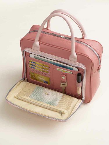 Women Faux Leather Designer Multifunction Multi-pocket Waterproof Travel Laptop Bag Briefcase Business Handbag Crossbody - Brenice - Modalova