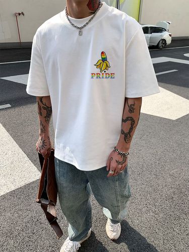 Camisetas de manga corta con estampado de plátano para hombre Cuello - ChArmkpR - Modalova