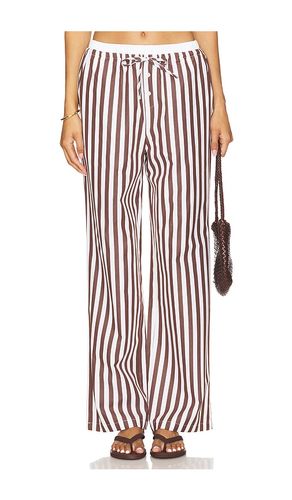 Pantalón con trabillas rianna en color marrón talla M en - Brown. Talla M (también en S) - 4th & Reckless - Modalova