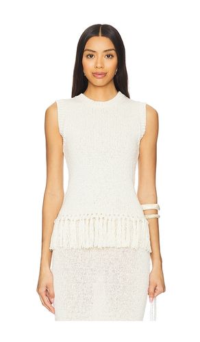 Top con flecos lauryn en color talla L en - . Talla L (también en M) - 4th & Reckless - Modalova