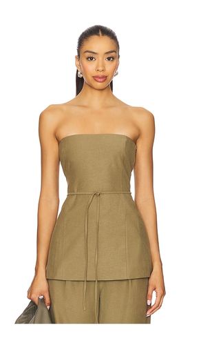 Top sin tirantes tally en color talla M en - Olive. Talla M (también en XL) - 4th & Reckless - Modalova