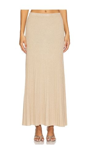 Eloise Lurex Maxi Pleated Skirt in . Size M, S, XL, XS - 525 - Modalova