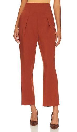 Pantalón zanahoria plisado de talle alto en color óxido talla 0 en - Rust. Talla 0 (también en 6, 8) - 1. STATE - Modalova