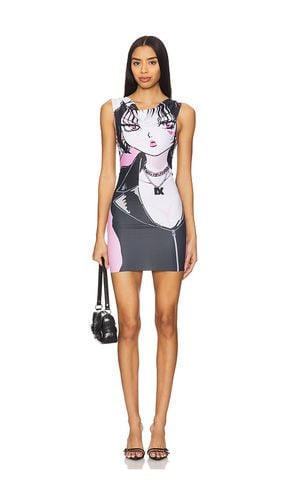 Anime Print Dress in ,. Size M, S - 1XBLUE - Modalova