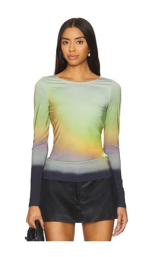 Sunset Long Sleeve Top in . Size M, S - 1XBLUE - Modalova