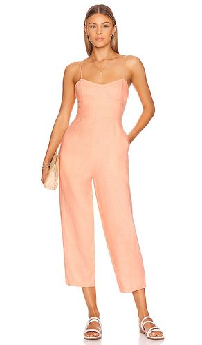 Teddy jumpsuit en color durazno talla XS en - Peach. Talla XS (también en S, M, L) - ACACIA - Modalova
