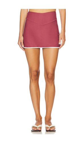 Laney piped tennis skirt in color mauve size L in - Mauve. Size L (also in S, XL, XS) - ACACIA - Modalova