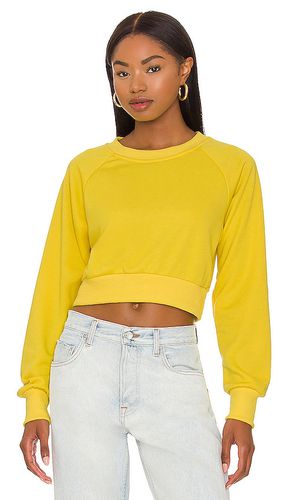 Suéter corto tipo jersey janelle en color talla XXS en - Yellow. Talla XXS (también en XS) - ALL THE WAYS - Modalova